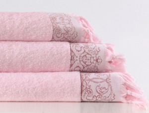 Antik Pembe (розовый) Полотенце банное